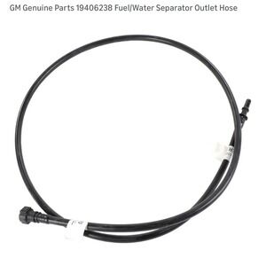 GM Genuine Parts 19406238 Fuel Water Separator Outlet Hose Black OEM New